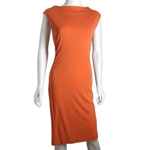 NWT $179:Ralph Lauren Orange Dress 14